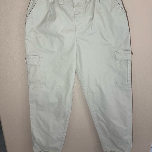 Vans Cream Cargo Pants Relaxed Fit - Picture 1 of 3